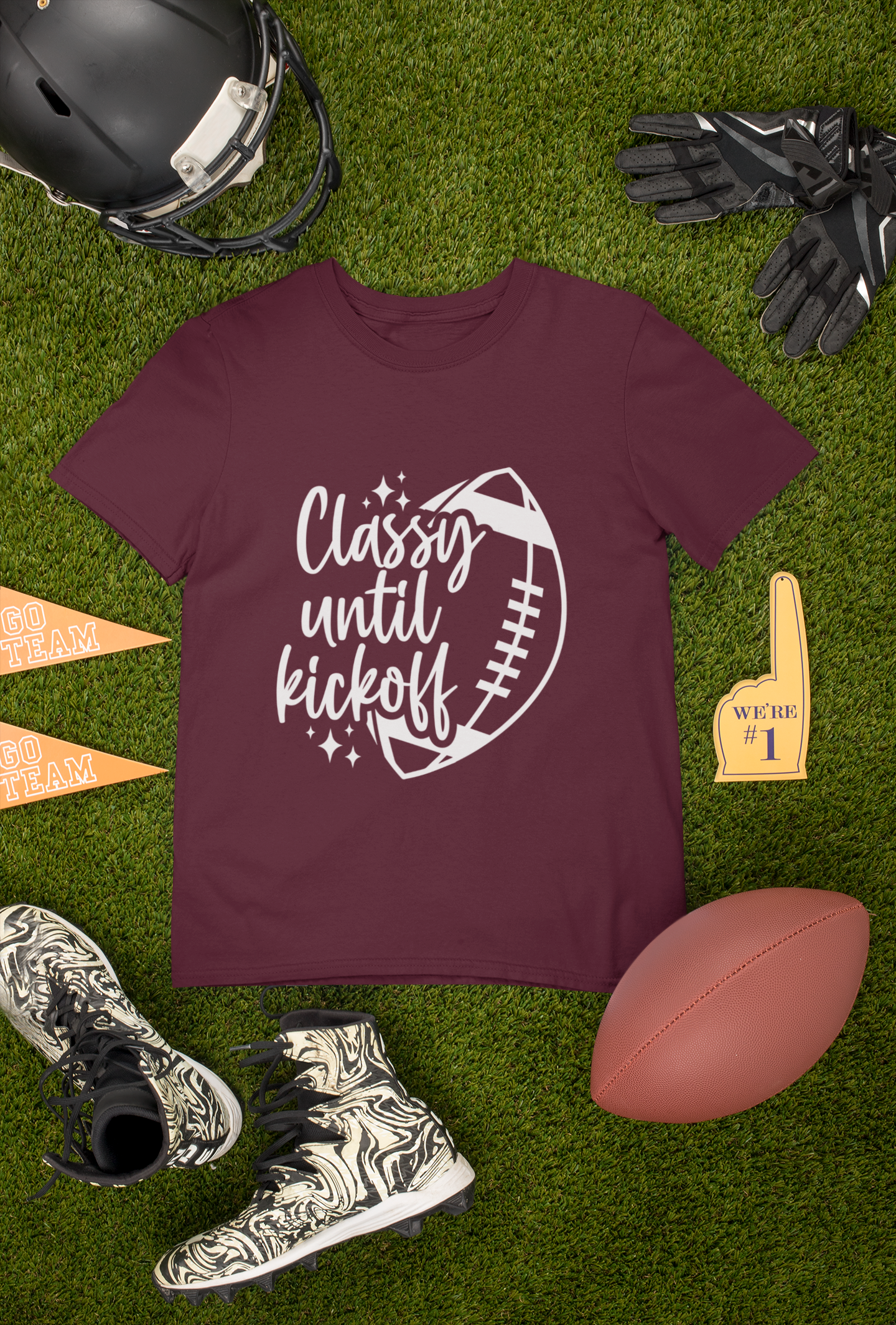 Classy Until Kickoff Tee