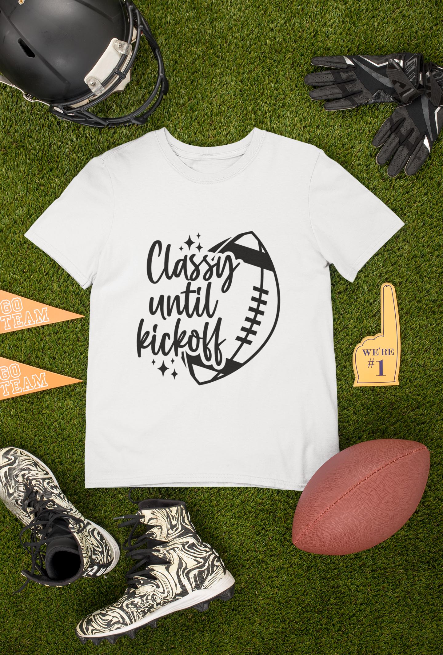 Classy Until Kickoff Tee