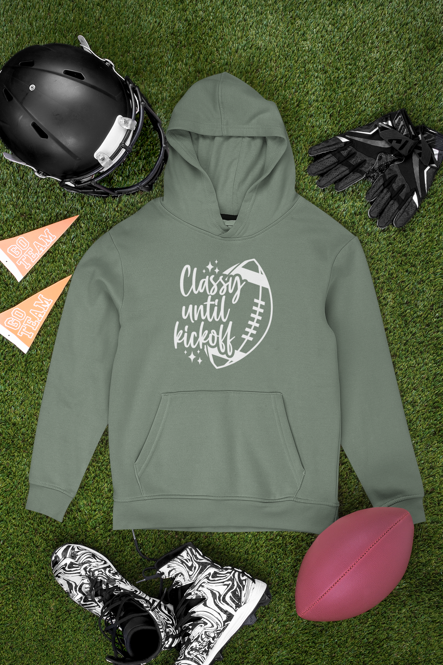 Classy until Kickoff Hoodie