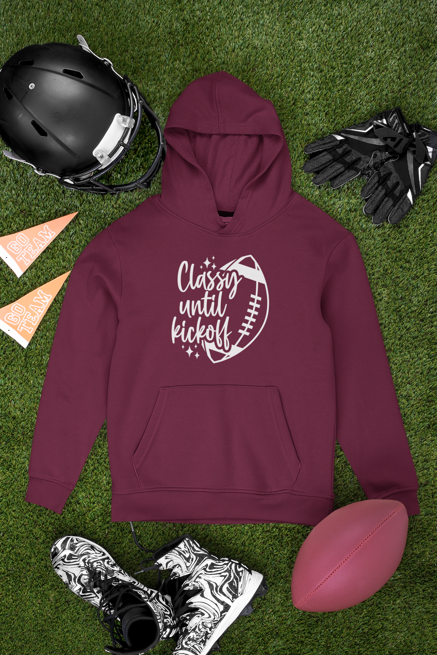 Classy until Kickoff Hoodie