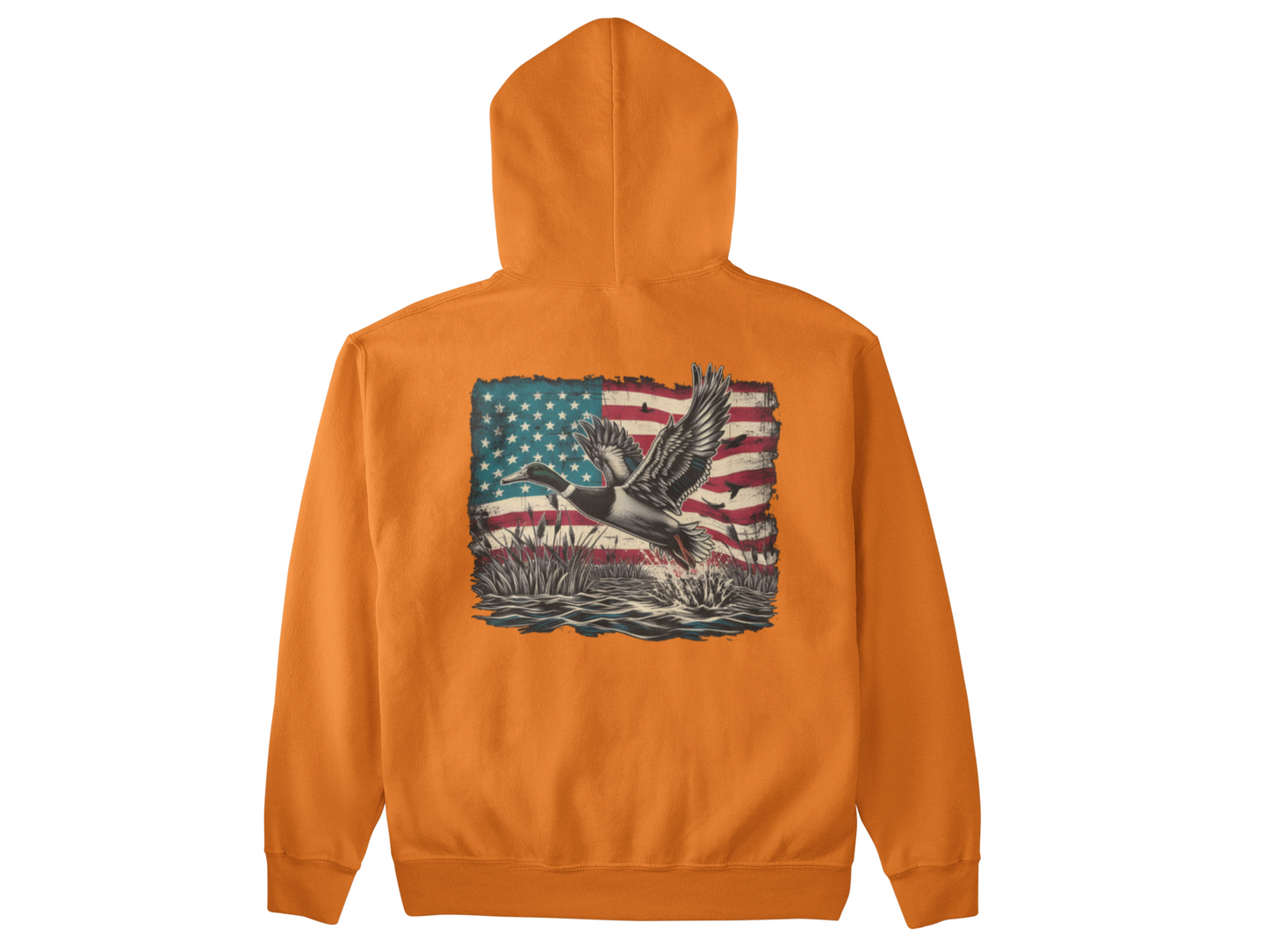 Patriotic Duck Hunting Hoodie