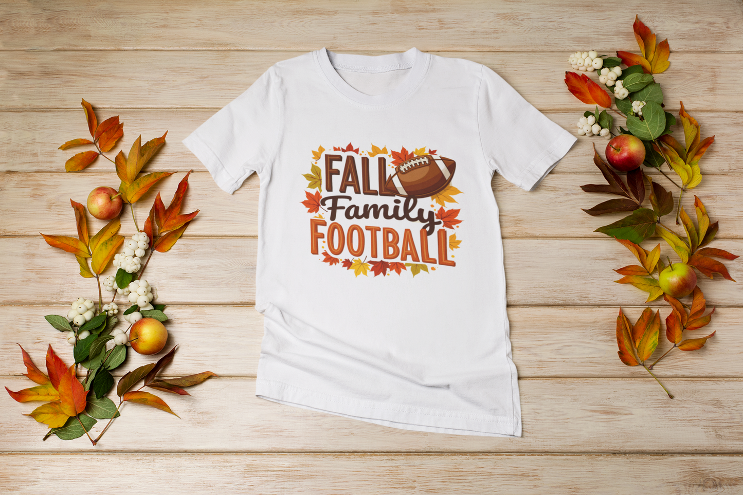 Fall, Family, Football Tee