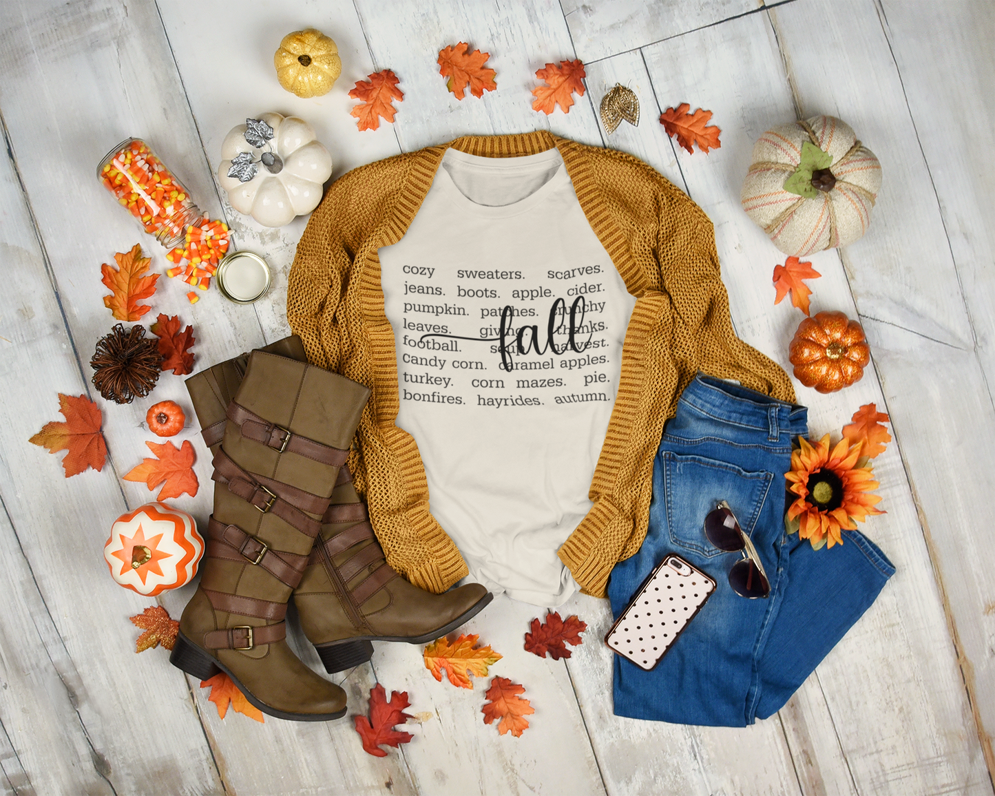All Things FALL tee