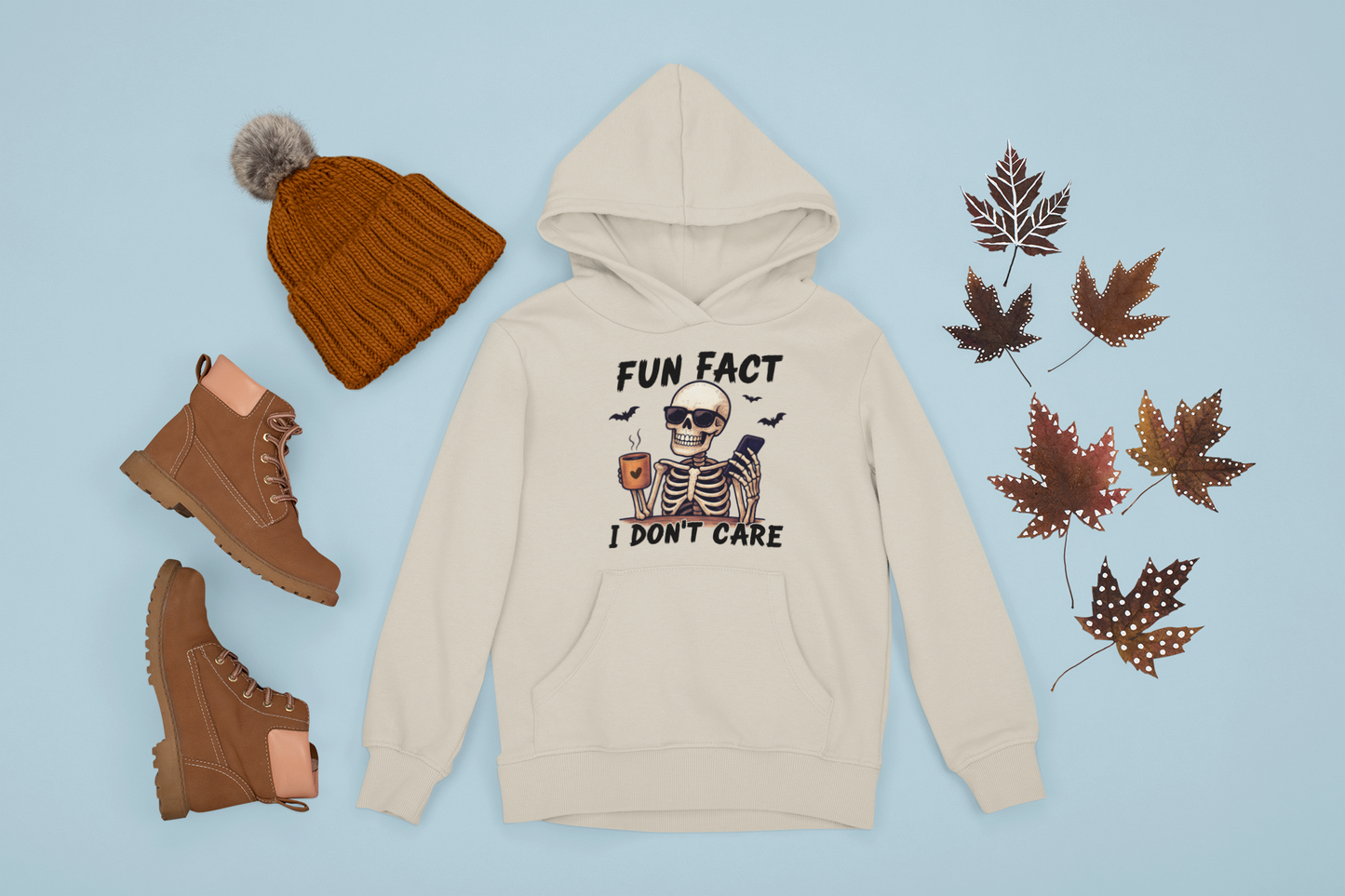 Fun Fact- I Don't Care Hoodie