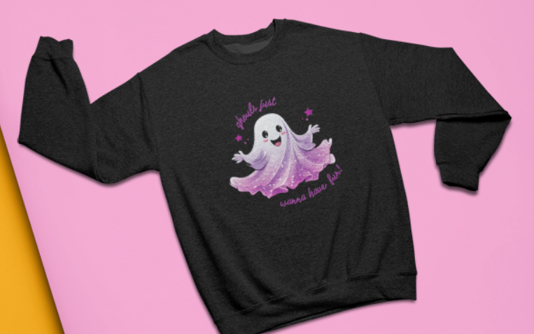 Ghouls Just Wanna Have Fun Crewneck Sweatshirt