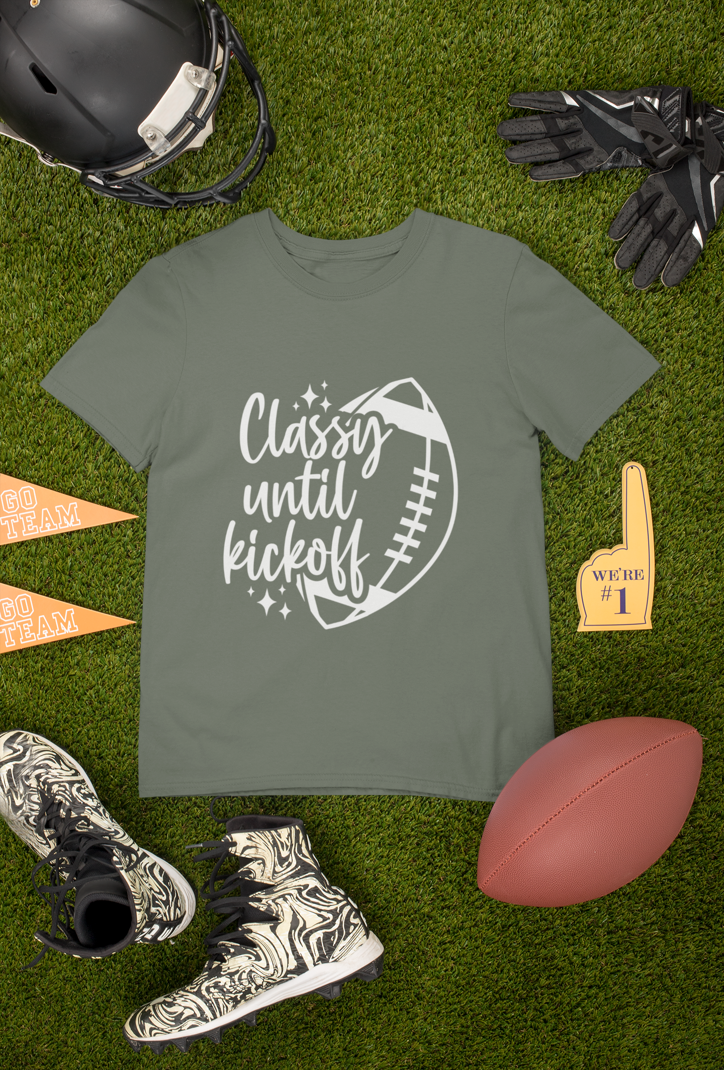 Classy Until Kickoff Tee