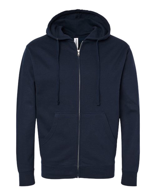 Independent Trading Co. Full Zip Hooded Sweatshirt