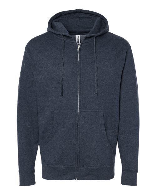Independent Trading Co. Full Zip Hooded Sweatshirt