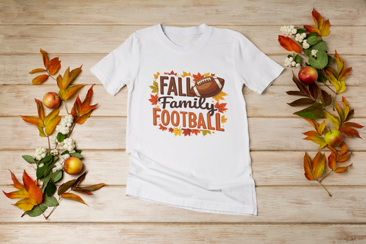 Fall, Family, Football Tee