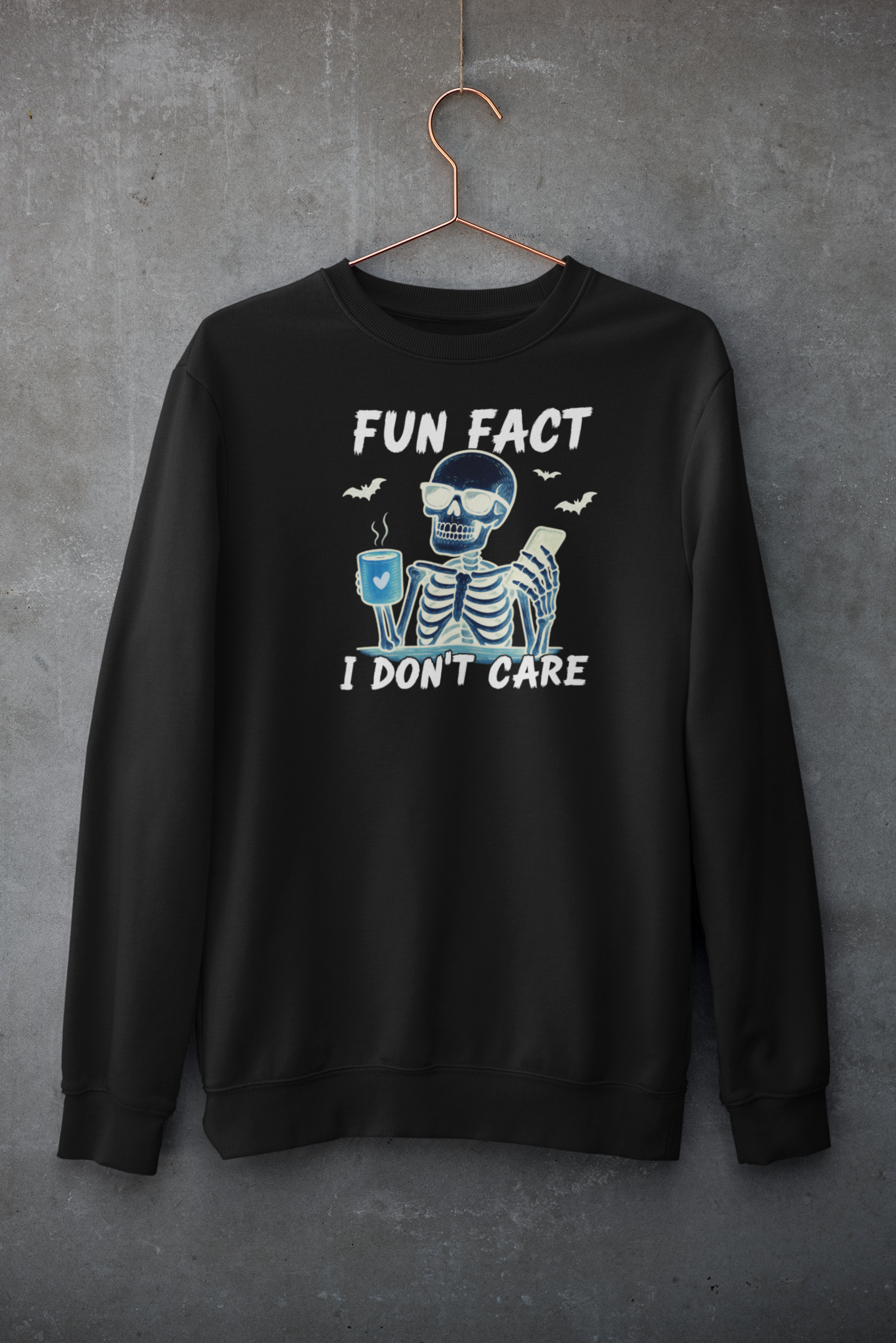 Fun Fact- I Don't Care Crewneck Sweatshirt