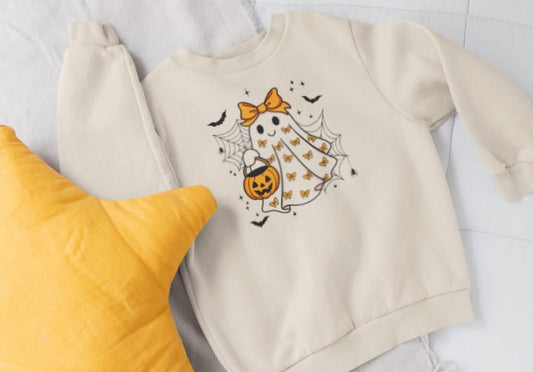 Girly Ghost Crewneck Sweatshirt