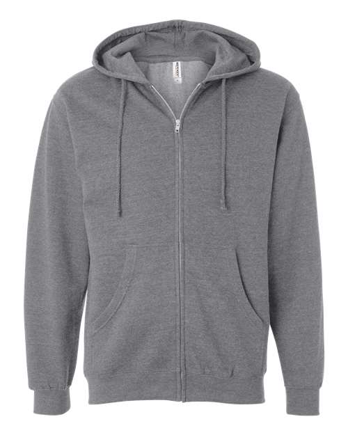 Independent Trading Co. Full Zip Hooded Sweatshirt