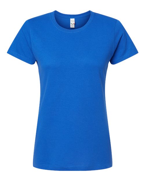 M&O Women's Gold Soft Touch T-Shirt w/ Logo