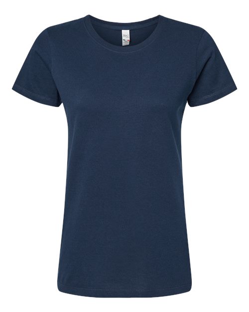 M&O Women's Gold Soft Touch T-Shirt w/ Logo