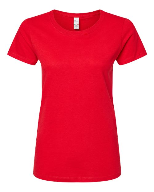 M&O Women's Gold Soft Touch T-Shirt w/ Logo