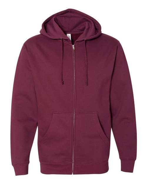 Independent Trading Co. Full Zip Hooded Sweatshirt