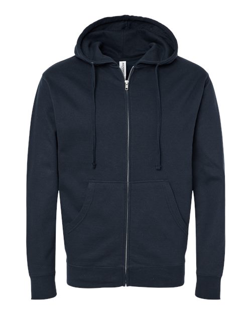 Independent Trading Co. Full Zip Hooded Sweatshirt